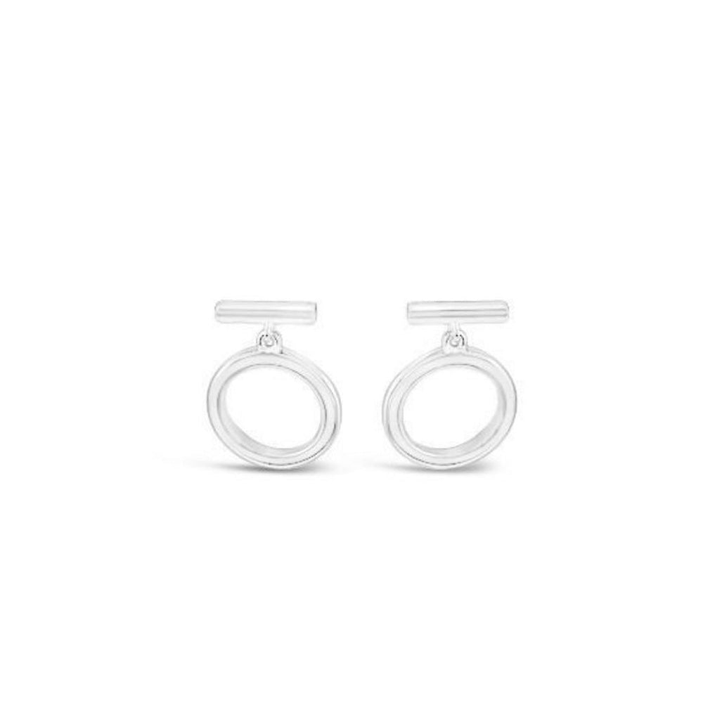 Sterling Silver Bar Stud Style Earrings