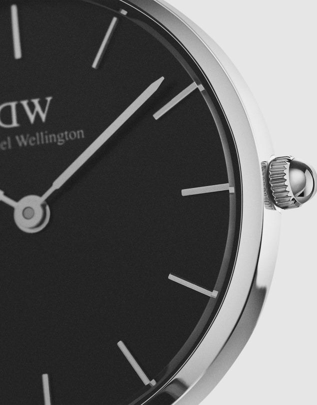 Daniel Wellington Peite Sterling Black