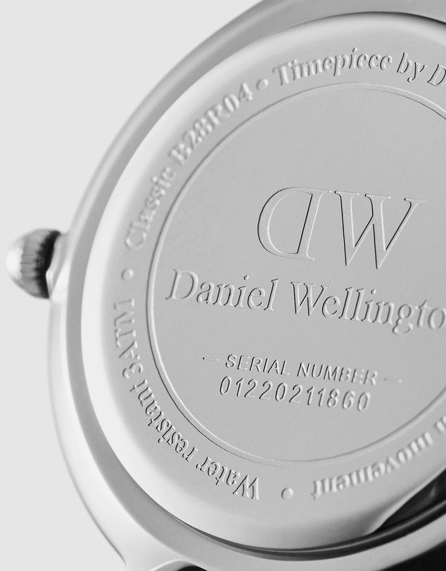 Daniel Wellington Peite Sterling Black