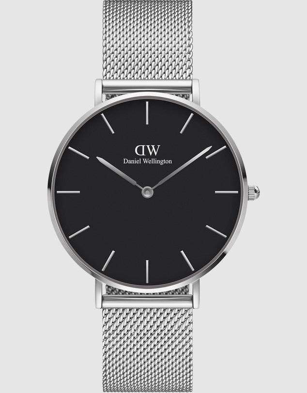 Daniel Wellington Petie Sterling Black 36MM