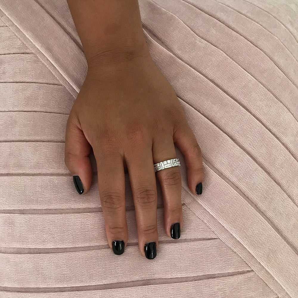 MOSAIC SILVER BAND