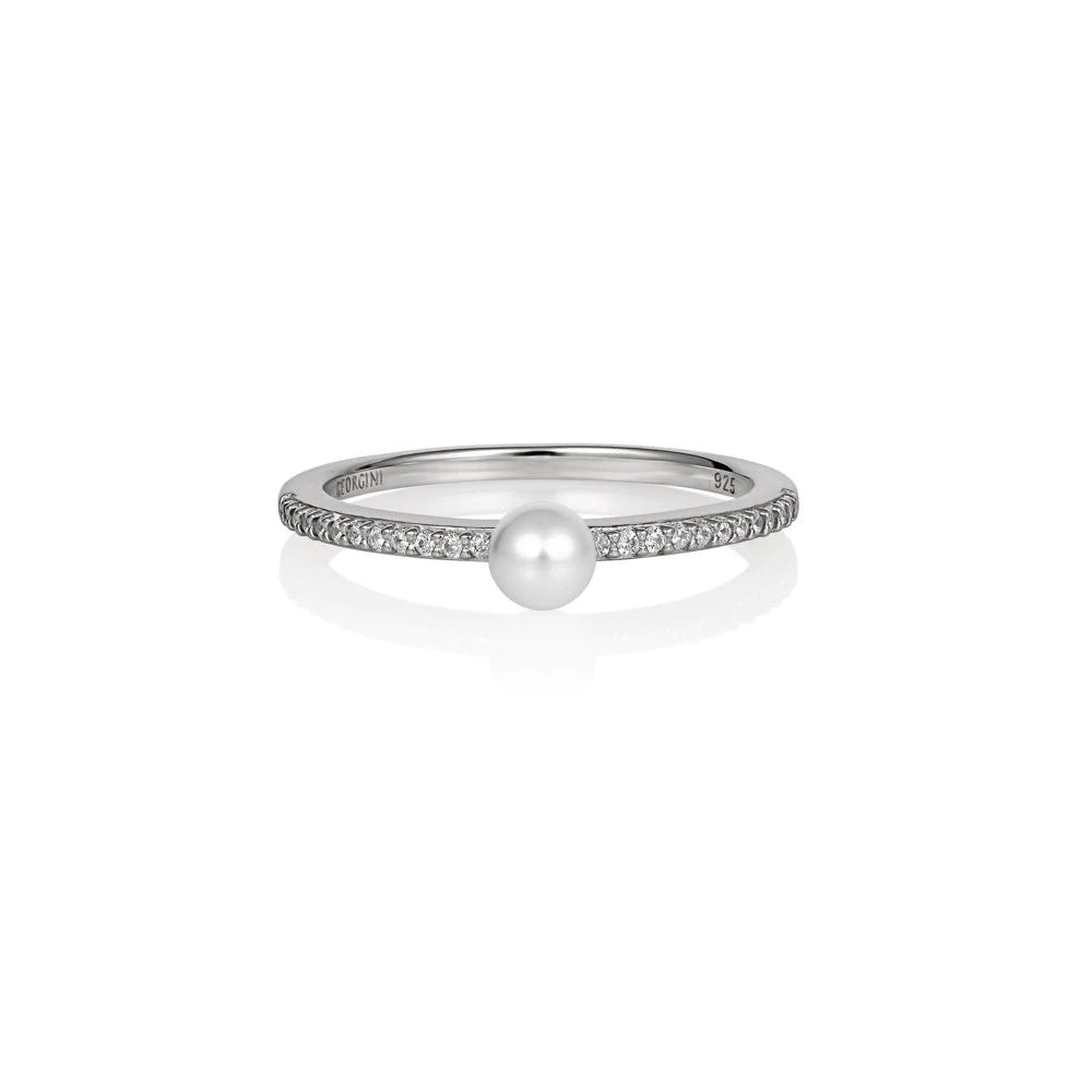 GEORGINI HEIRLOOM CHERISHED RING SILVER