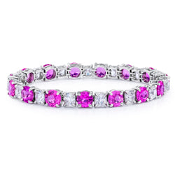 Round Platinum Bracelets