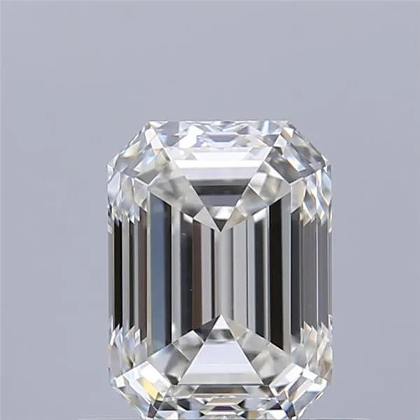 0.72ct Emerald Natural Diamond (Colour F, Clarity VVS2, Cut VG, IGI Certified)