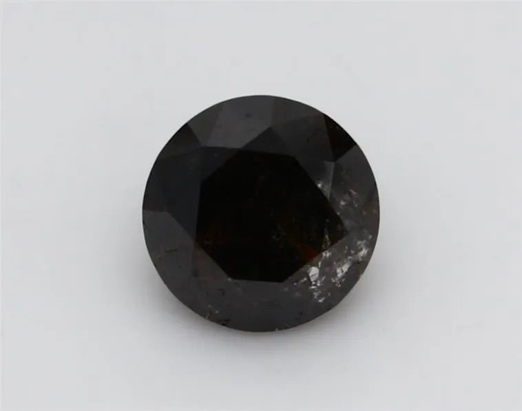 0.95ct Round Natural Diamond (Colour Fancy Black, Clarity VVS2, Cut EX, GIA Certified)