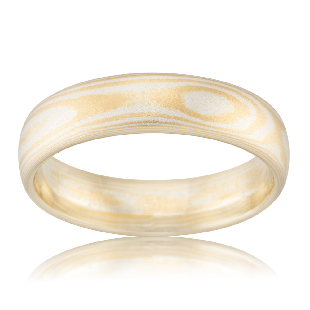 Mokume Gane Wedding Band