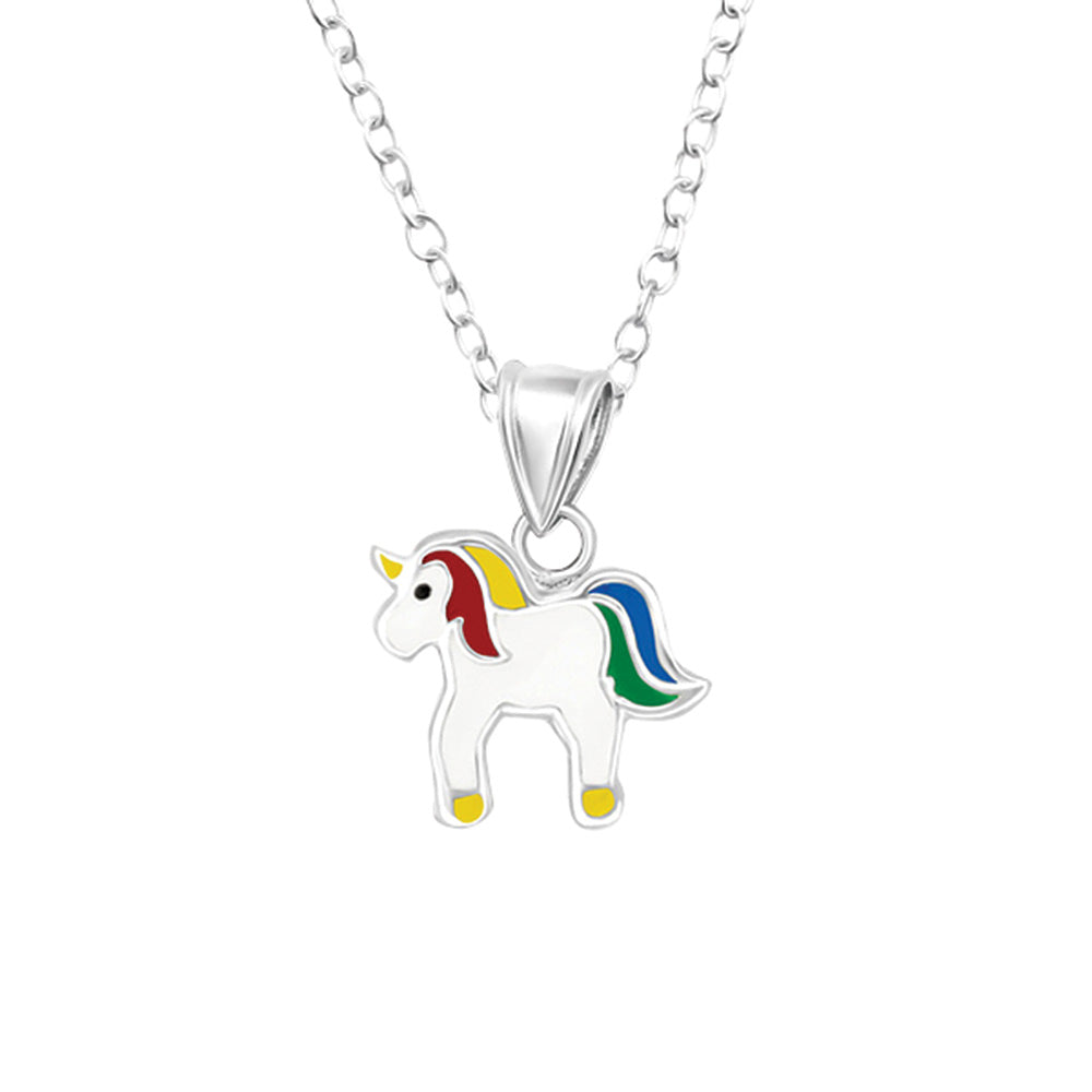 Sterling Silver Unicorn Pendant