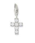 Thomas Sabo "Cross" Charm Sterling Silver Zirconia