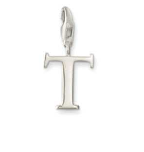Thomas Sabo "T" Charm Sterling Silver