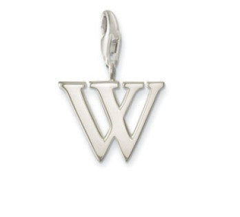Thomas Sabo "W" Charm Sterling Silver