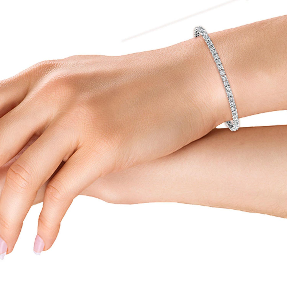 Lab Grown Diamond BRACELET 8.46 ctw BR11430PR-0.16CT-7IN