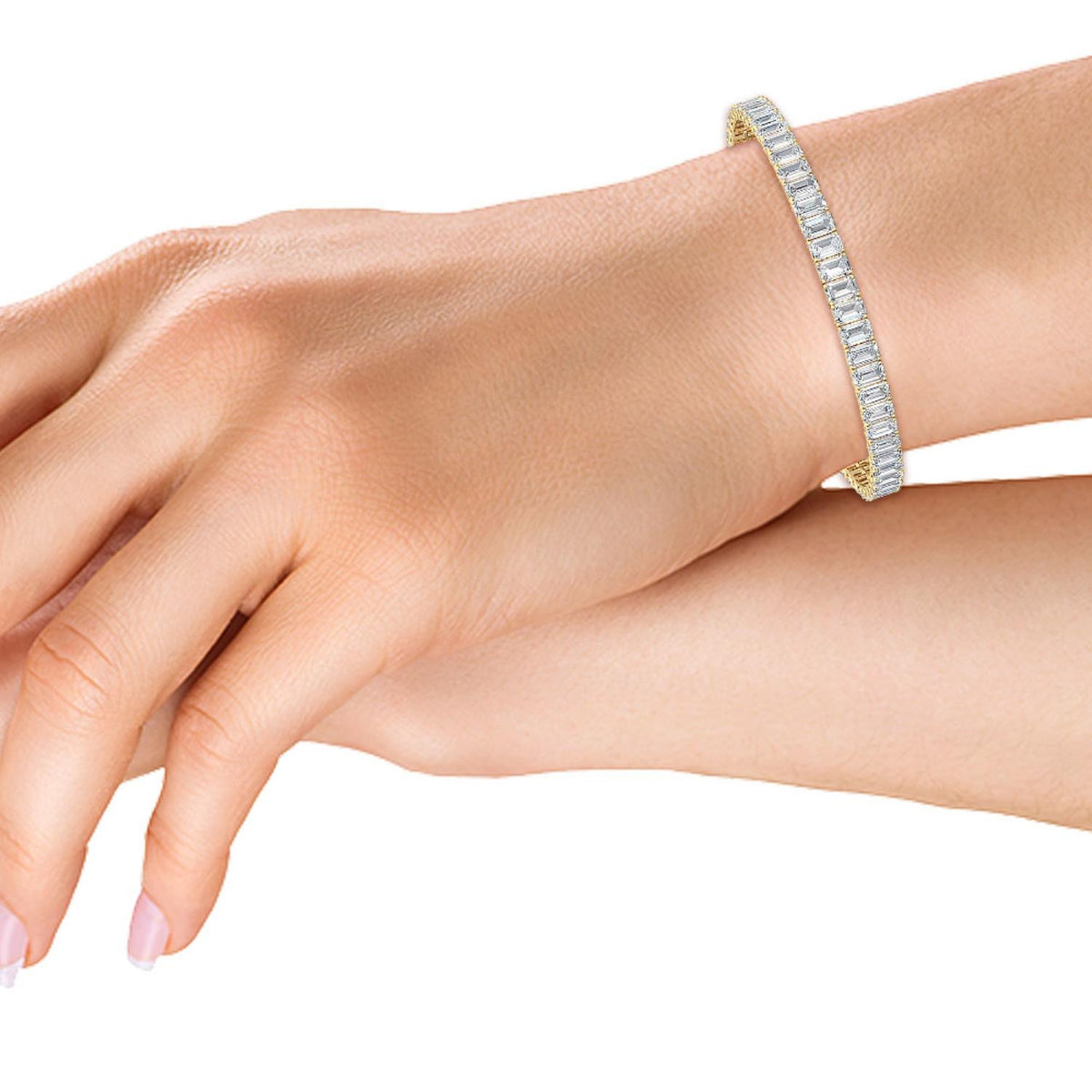 Lab Grown Diamond BRACELET 14.73 ctw BR11430RDT-0.30CT-7IN