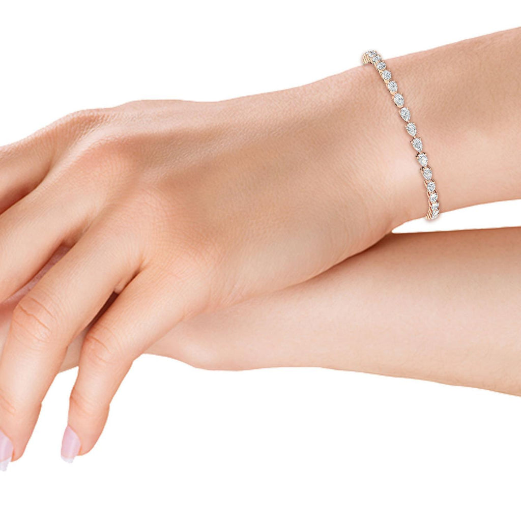 Lab Grown Diamond BRACELET 5.23 ctw BR20031PE-0.17CT-7IN