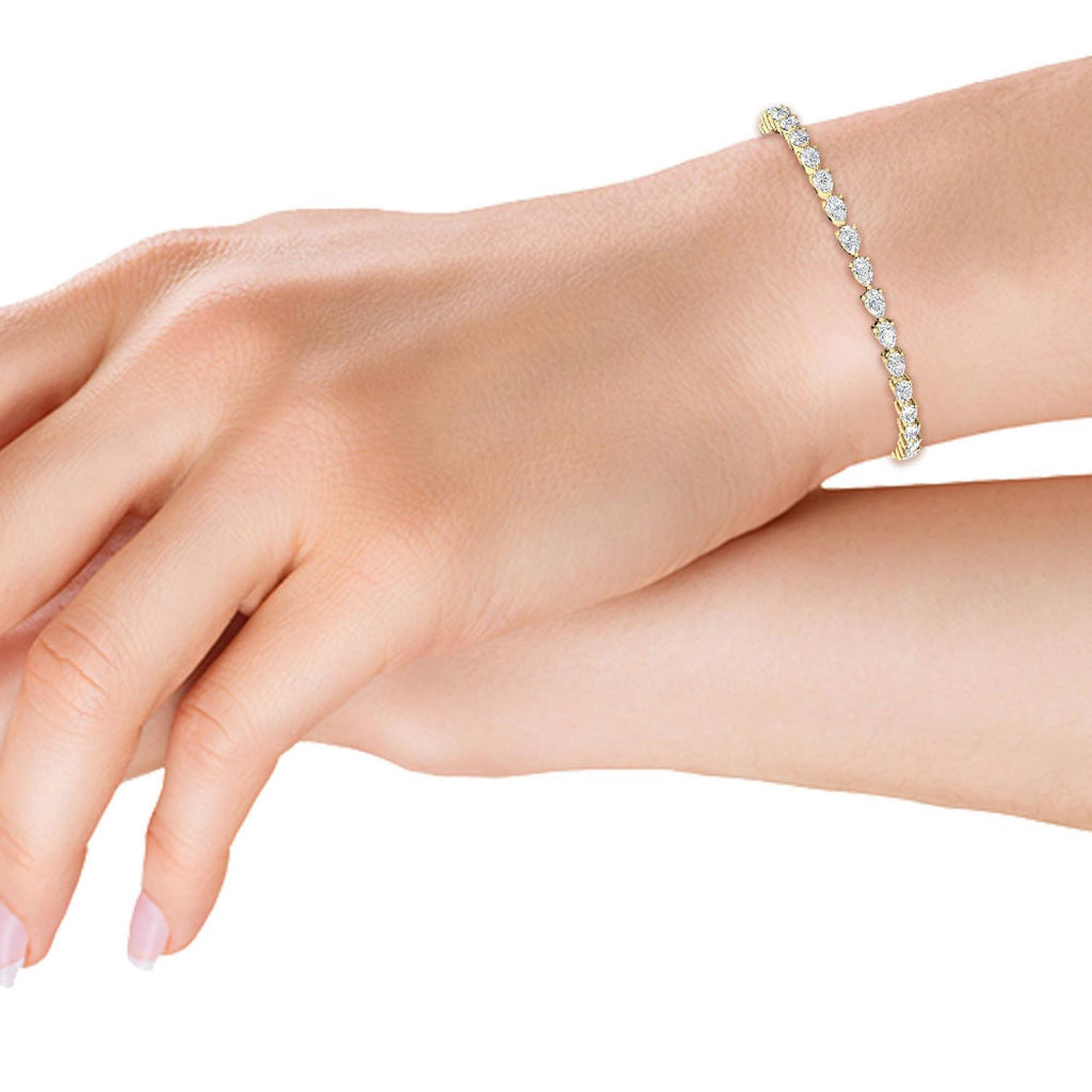 Lab Grown Diamond BRACELET 5.23 ctw BR20031PE-0.17CT-7IN