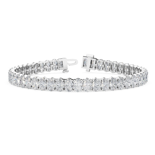 12 Ct. tw. Oval Cut Lab Grown Diamond Bracelet BR20034OV-26PT