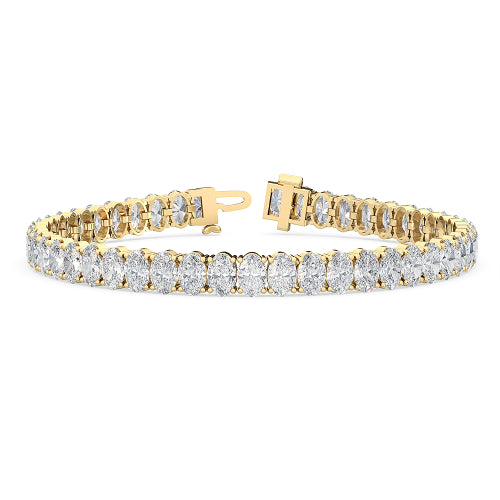 12 Ct. tw. Oval Cut Lab Grown Diamond Bracelet BR20034OV-26PT