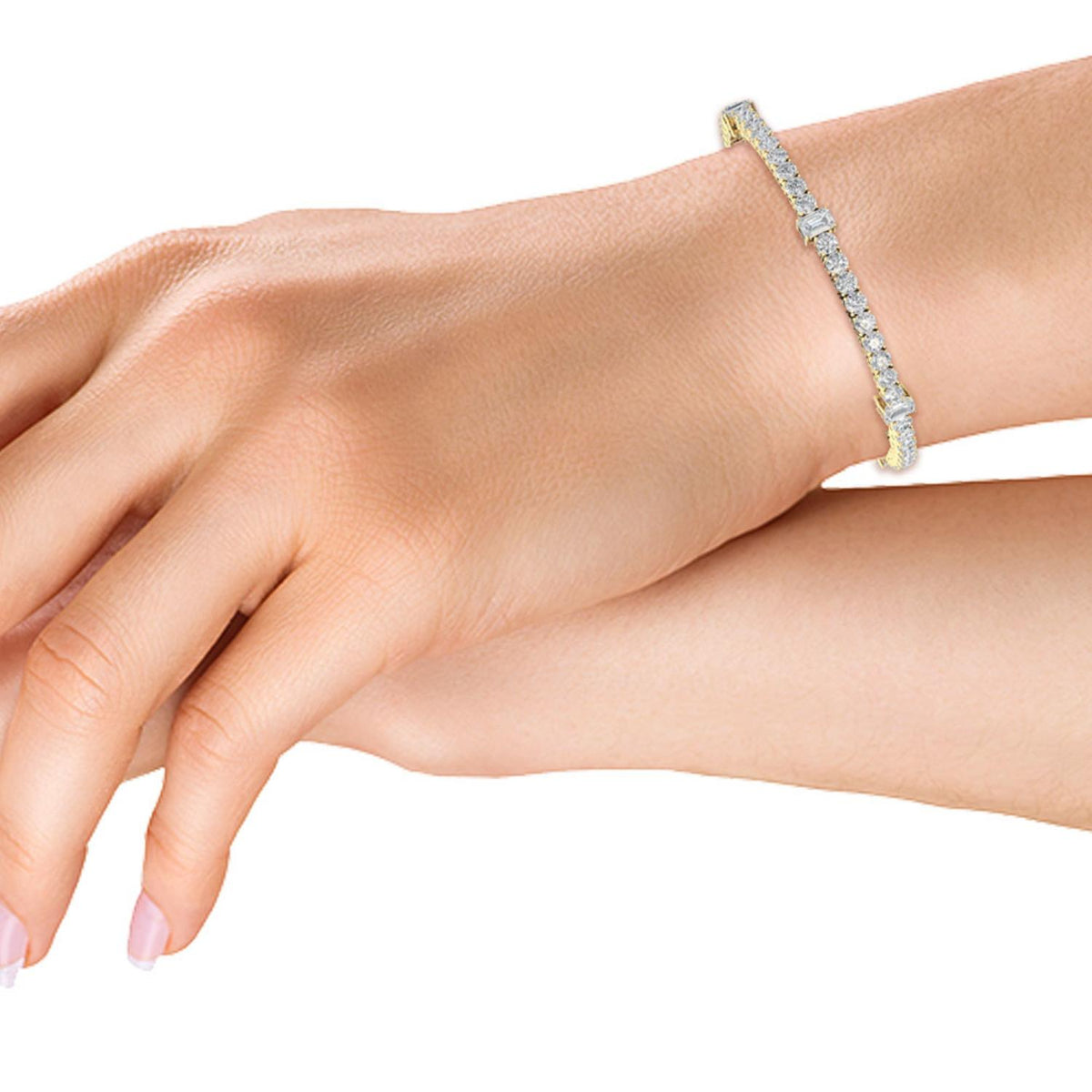 Lab Grown Diamond BRACELET 6.15 ctw BR20039-6-7IN