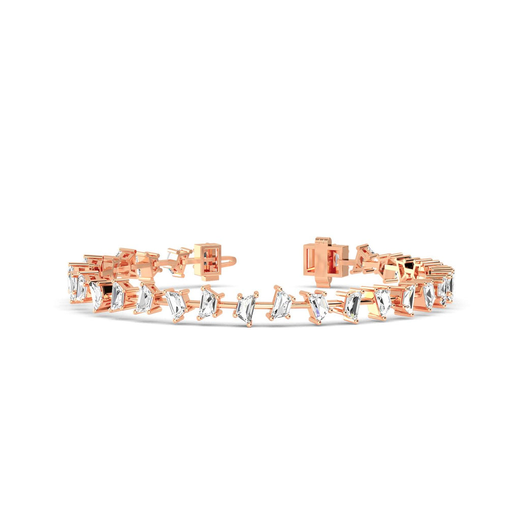 Lab Grown Diamond BRACELET 7.63 ctw BR20081TRP-0.24CT-7IN