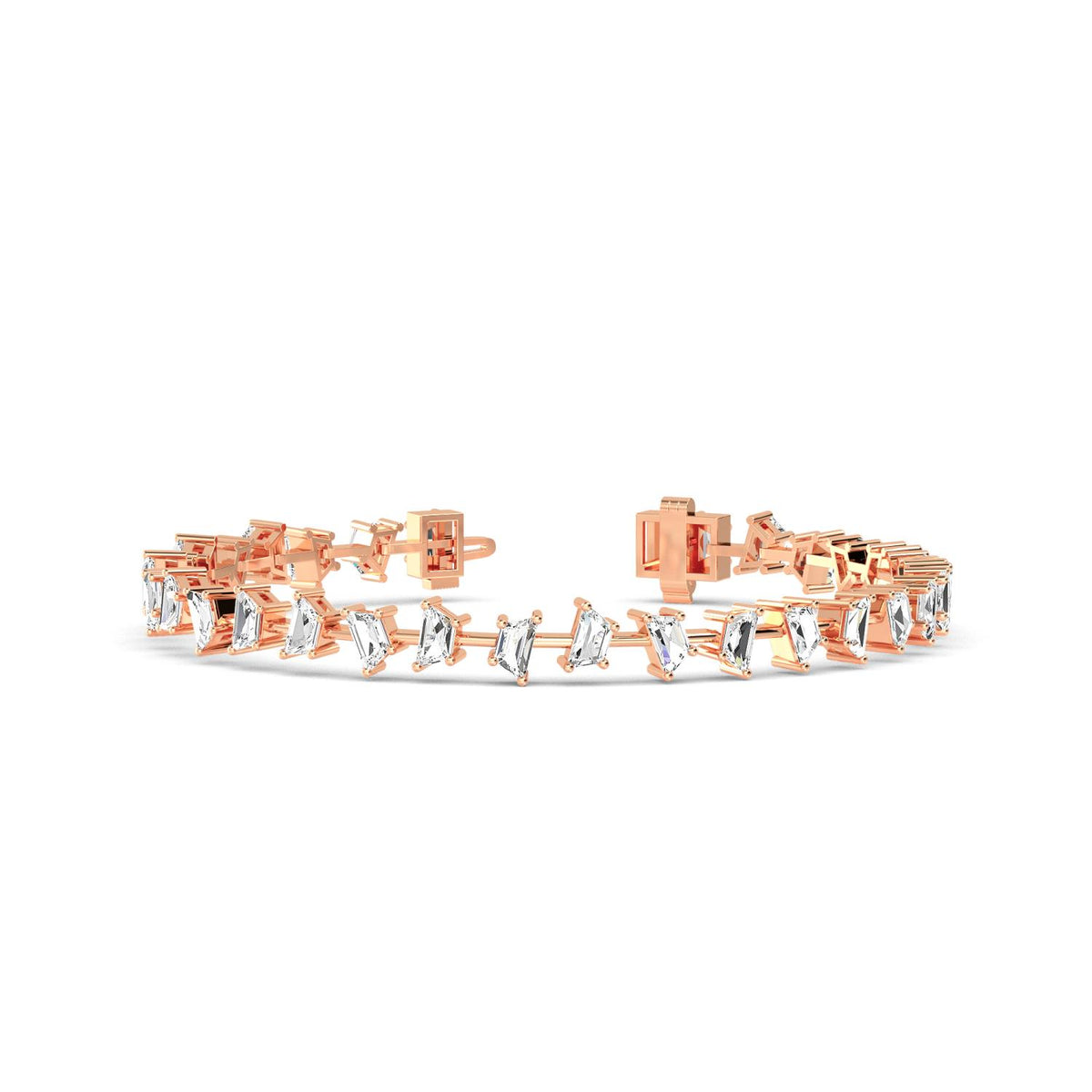 Lab Grown Diamond BRACELET 7.63 ctw BR20081TRP-0.24CT-7IN