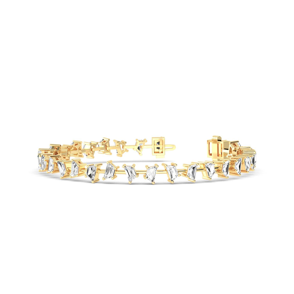 Lab Grown Diamond BRACELET 7.63 ctw BR20081TRP-0.24CT-7IN