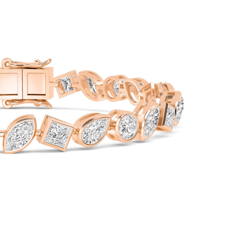 Lab Grown Diamond BRACELET 6.68 ctw BR20202MS-0.20CT-7IN
