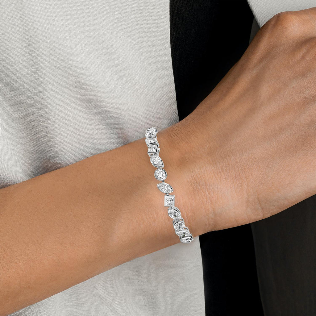 Lab Grown Diamond BRACELET 6.68 ctw BR20202MS-0.20CT-7IN