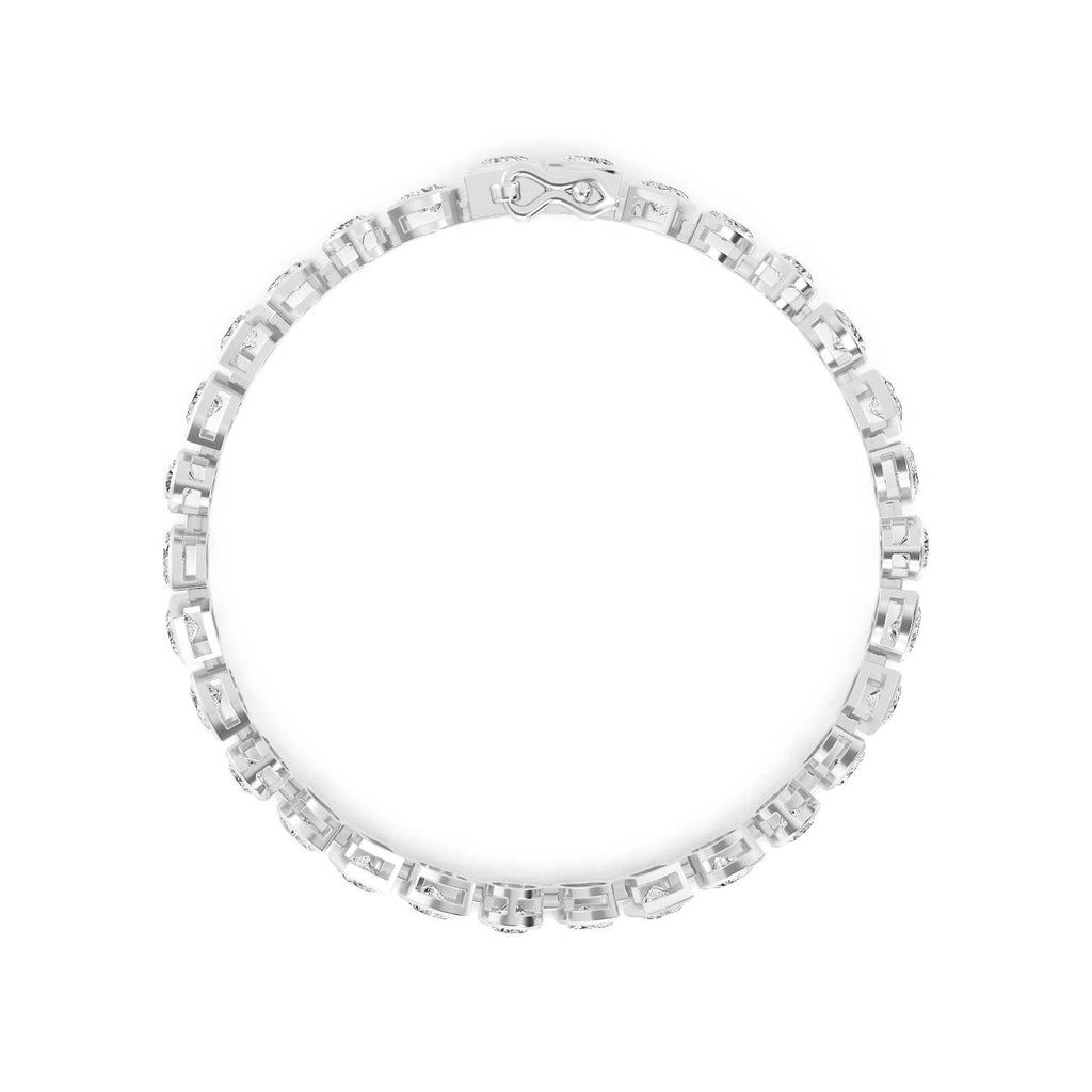 Lab Grown Diamond BRACELET 6.68 ctw BR20202MS-0.20CT-7IN