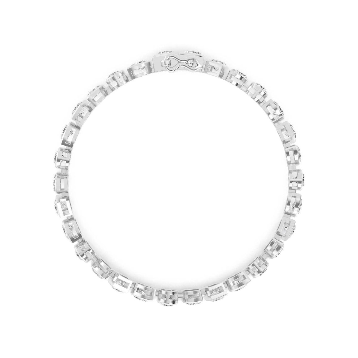 Lab Grown Diamond BRACELET 6.68 ctw BR20202MS-0.20CT-7IN