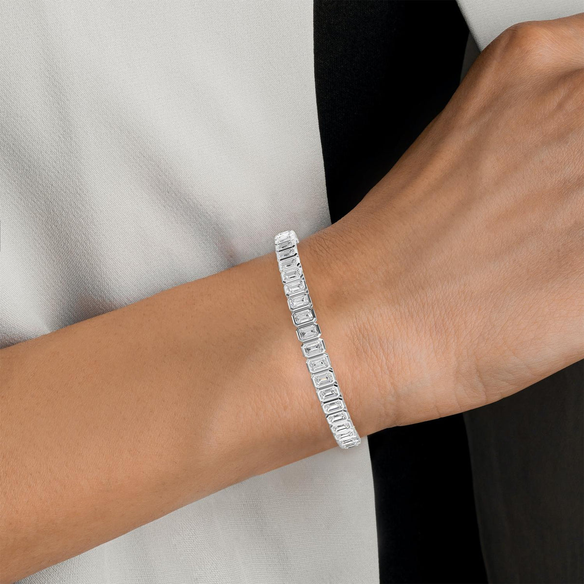 Lab Grown Diamond BRACELET 8.13 ctw BR20362EM-0.17PT-7IN