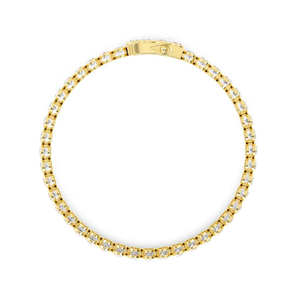 Lab Grown Diamond BRACELET 6.44 ctw BR20362OV-0.15PT-7IN