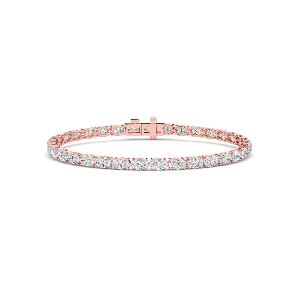 Lab Grown Diamond BRACELET 6.57 ctw BR20464OV-0.15CT-7IN