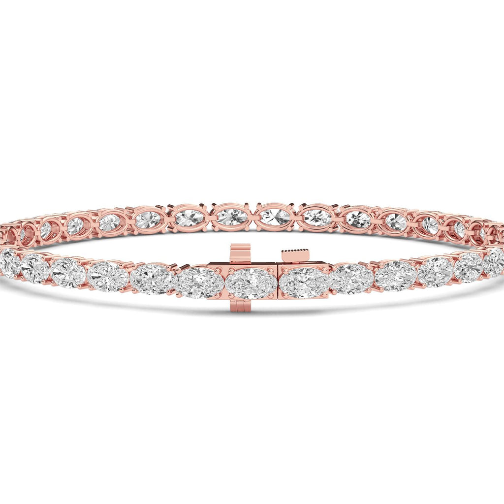 Lab Grown Diamond BRACELET 6.57 ctw BR20464OV-0.15CT-7IN