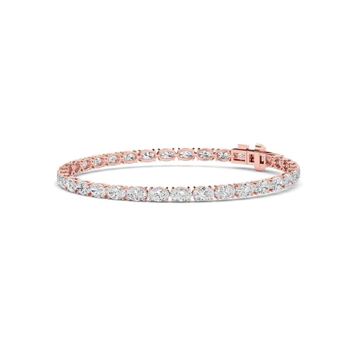 Lab Grown Diamond BRACELET 6.57 ctw BR20464OV-0.15CT-7IN