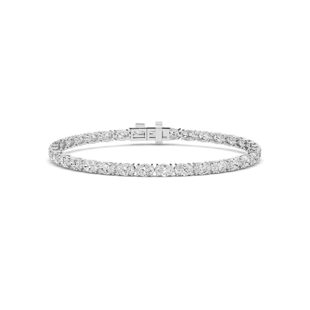 Lab Grown Diamond BRACELET 6.57 ctw BR20464OV-0.15CT-7IN