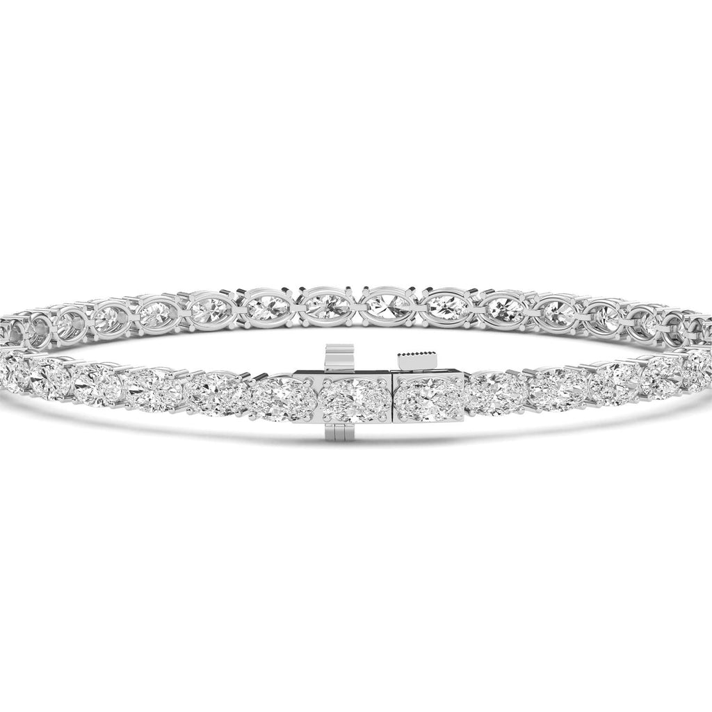 Lab Grown Diamond BRACELET 6.57 ctw BR20464OV-0.15CT-7IN