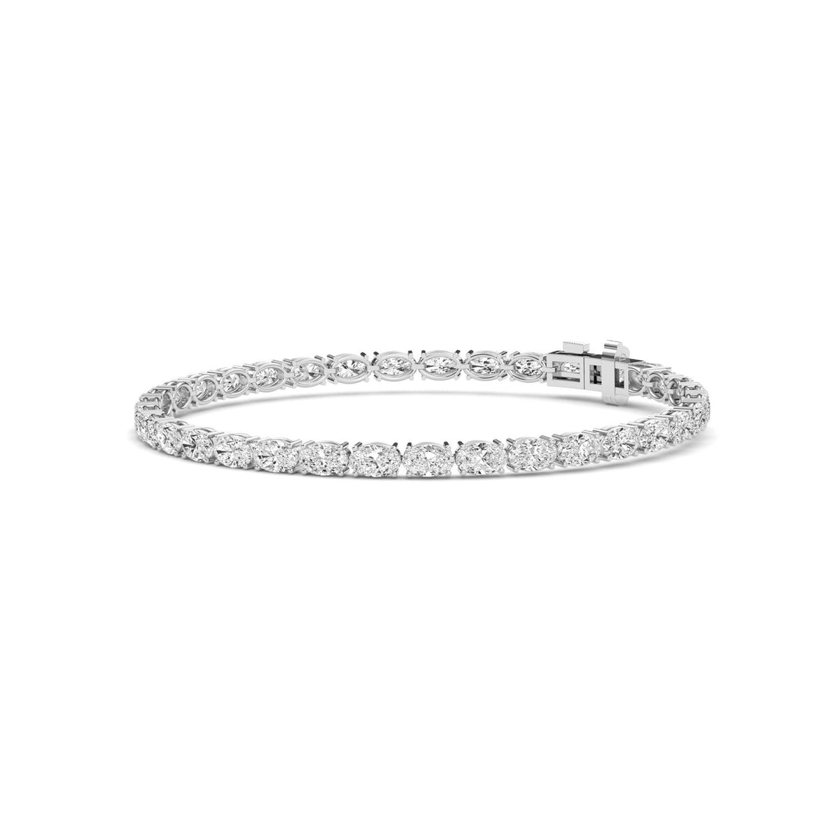 Lab Grown Diamond BRACELET 6.57 ctw BR20464OV-0.15CT-7IN