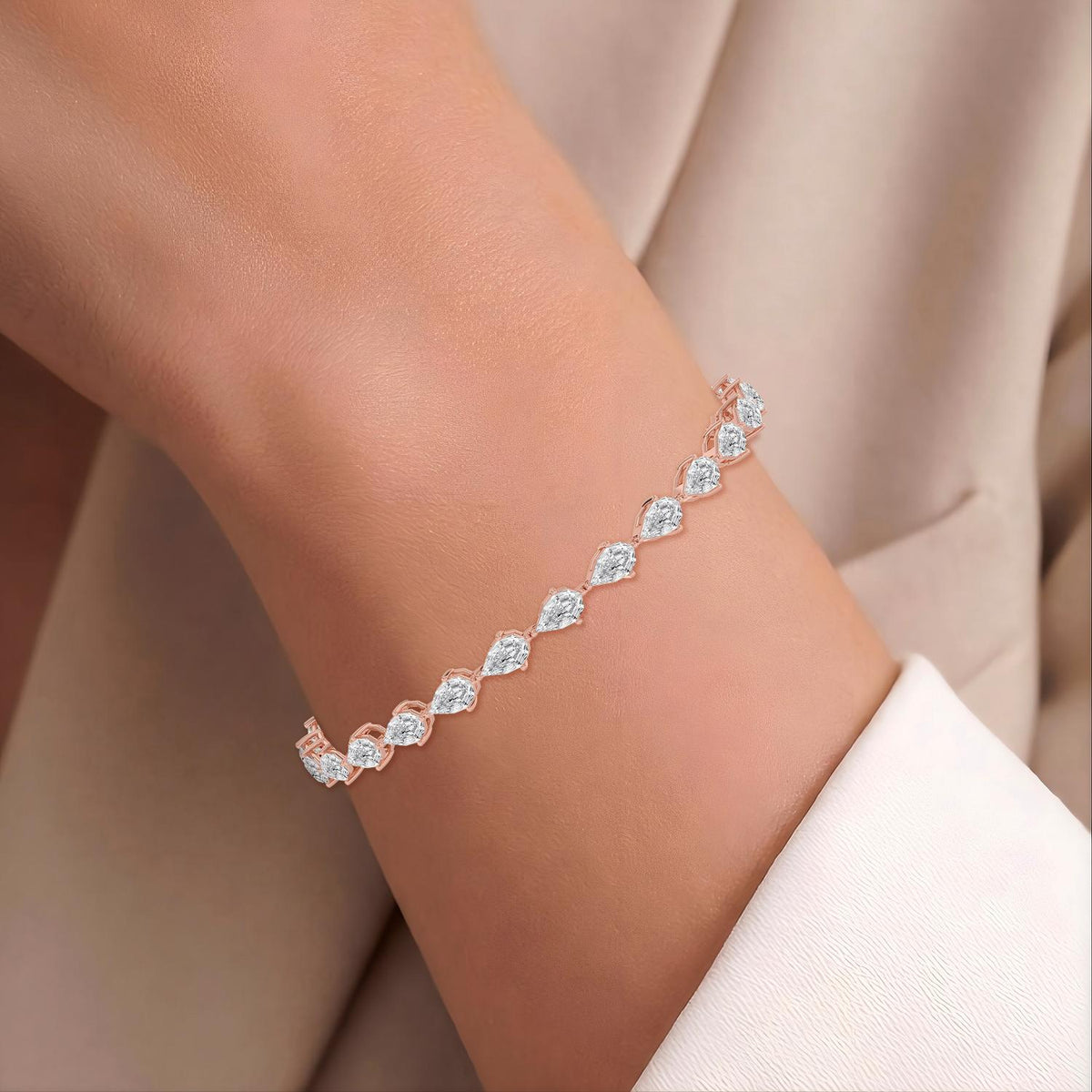 Lab Grown Diamond BRACELET 7.65 ctw BR20464SPE-0.30PT-7IN