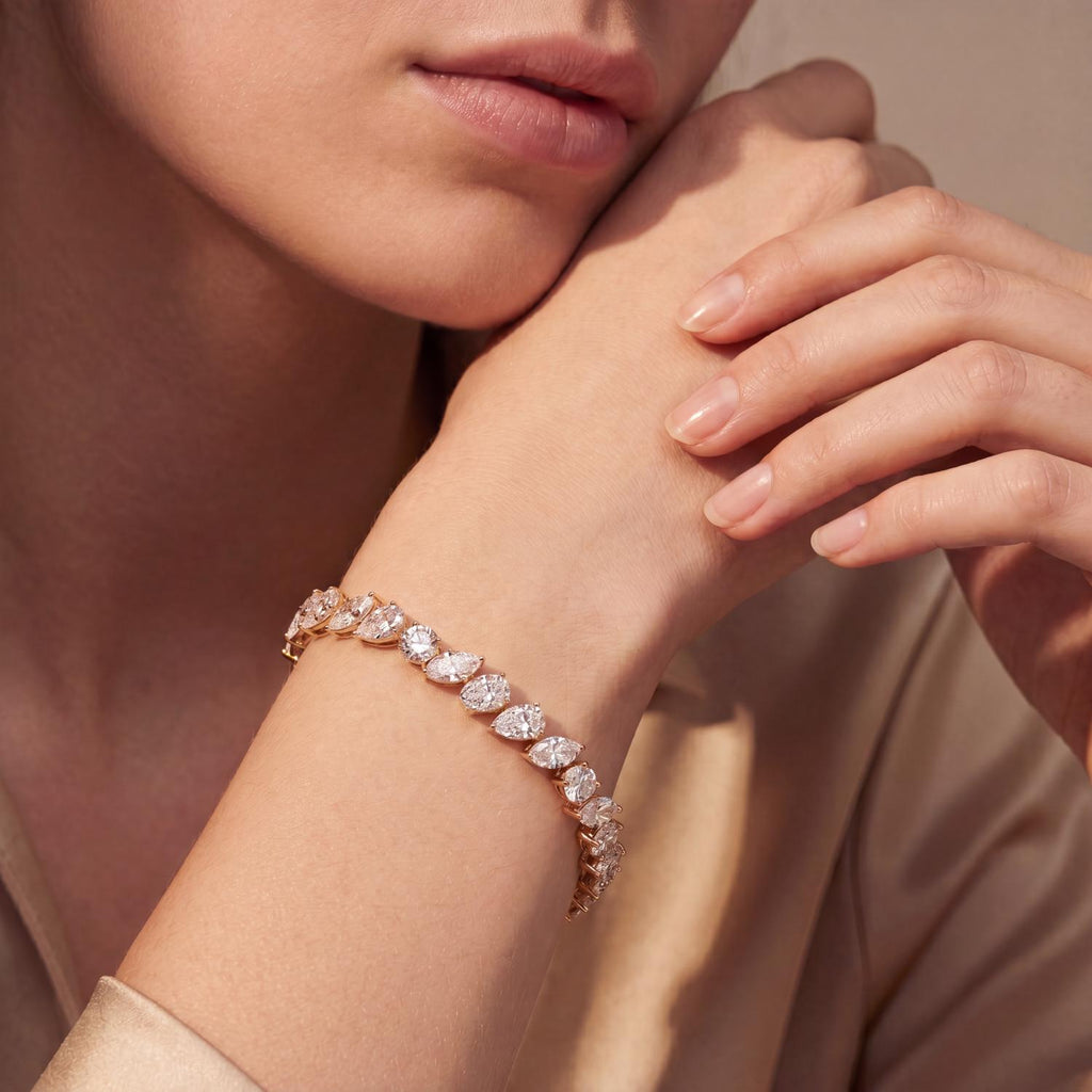 Lab Grown Diamond BRACELET 12.95 ctw BR20605-13.10CT-7IN