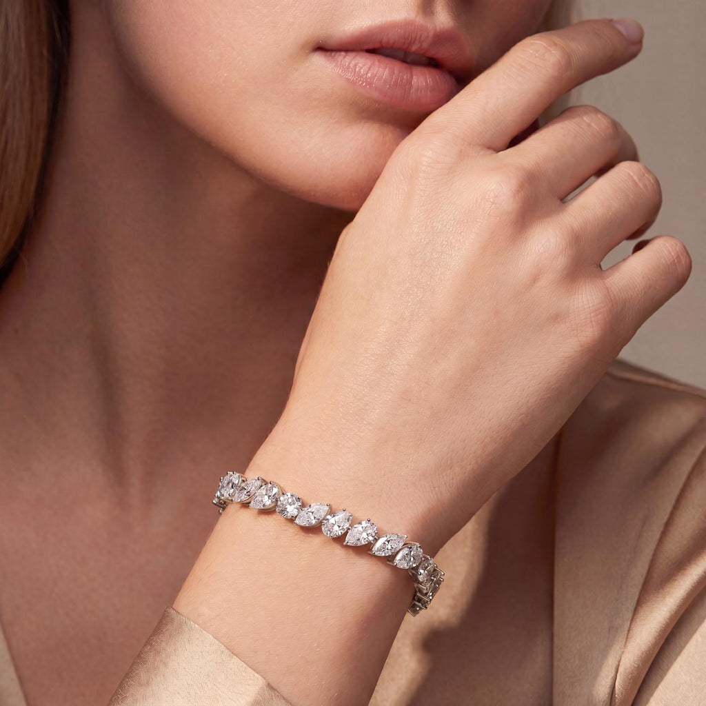 Lab Grown Diamond BRACELET 12.95 ctw BR20605-13.10CT-7IN