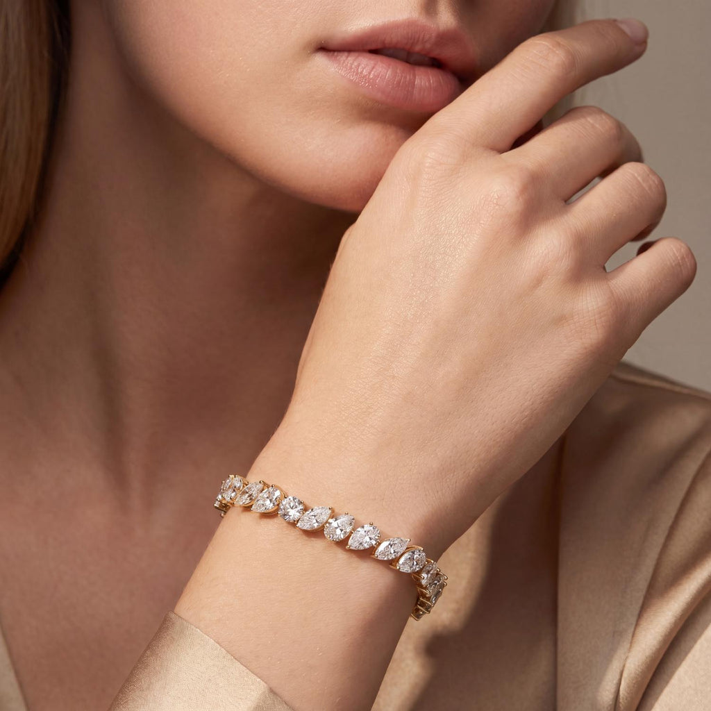 Lab Grown Diamond BRACELET 12.95 ctw BR20605-13.10CT-7IN