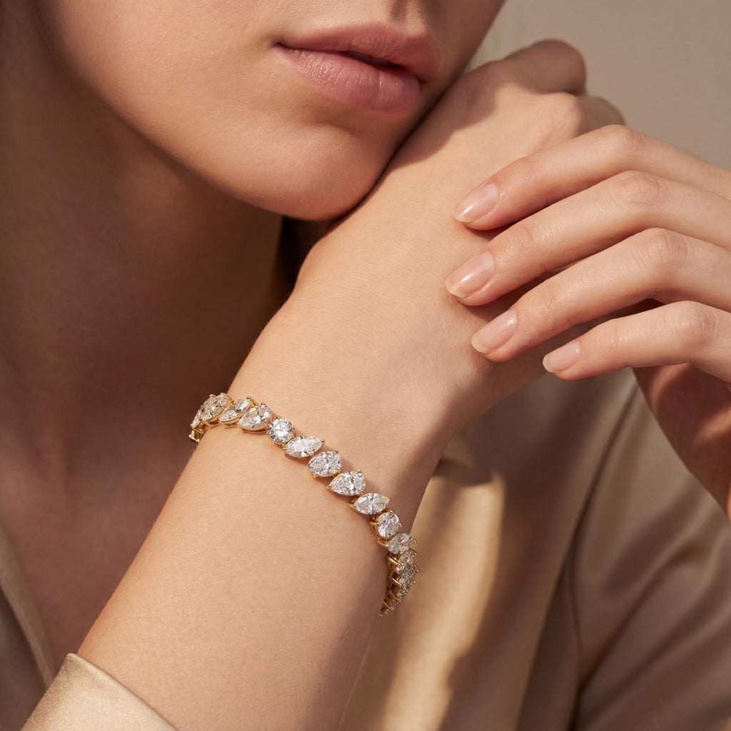 Lab Grown Diamond BRACELET 12.95 ctw BR20605-13.10CT-7IN