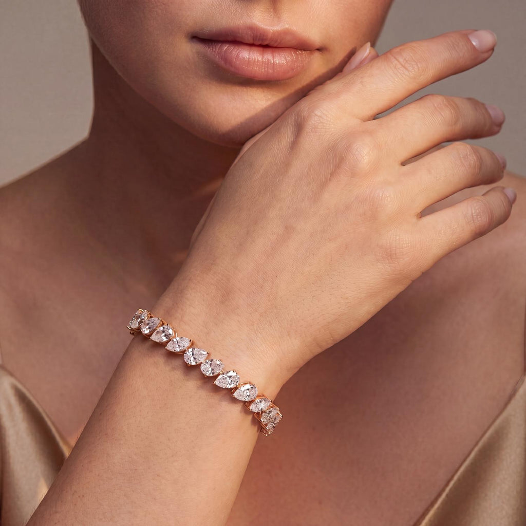 Lab Grown Diamond BRACELET 13.78 ctw BR20607-13.63CT-7IN