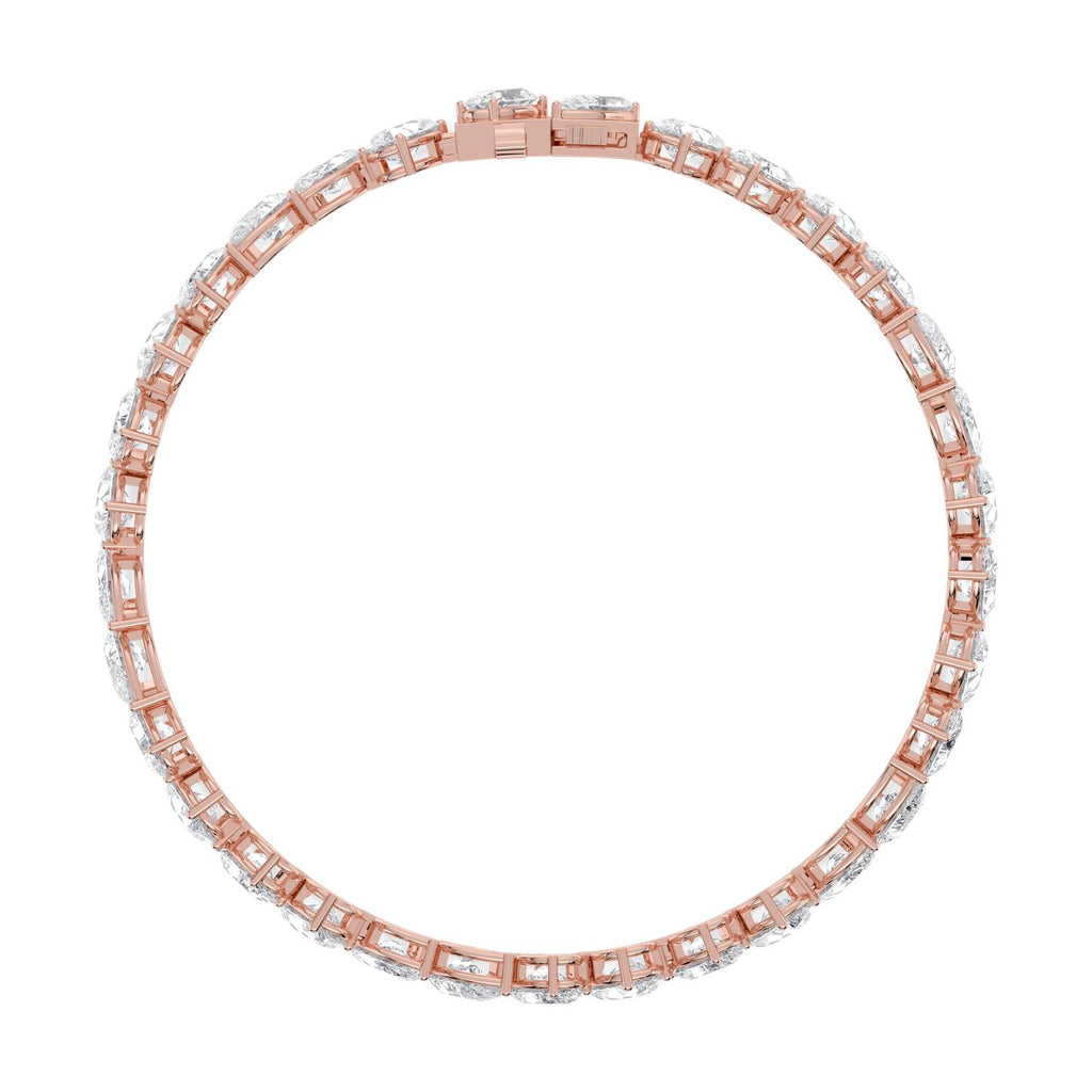 Lab Grown Diamond BRACELET 13.78 ctw BR20607-13.63CT-7IN