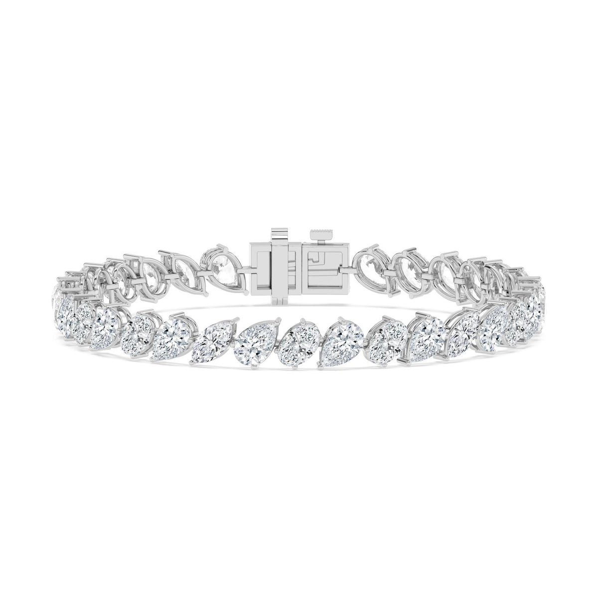Lab Grown Diamond BRACELET 13.78 ctw BR20607-13.63CT-7IN