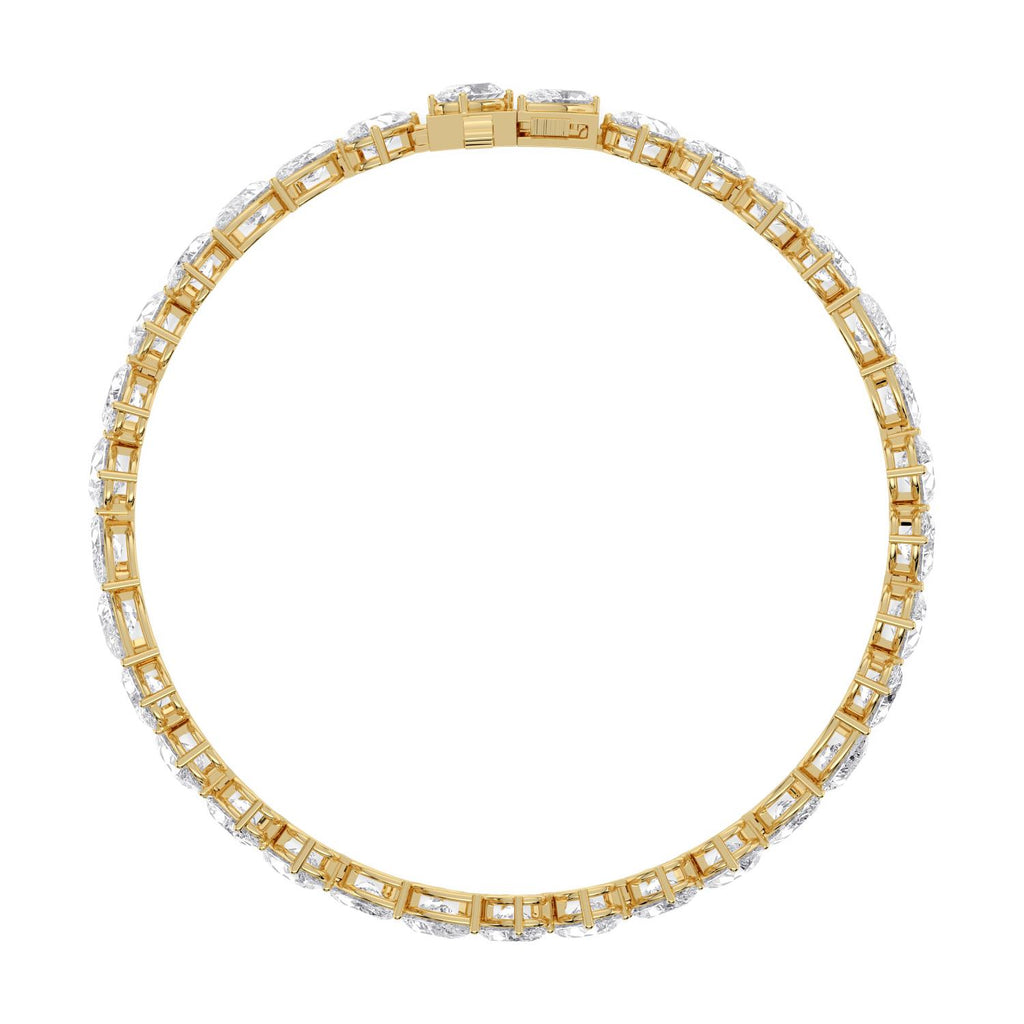 Lab Grown Diamond BRACELET 13.78 ctw BR20607-13.63CT-7IN