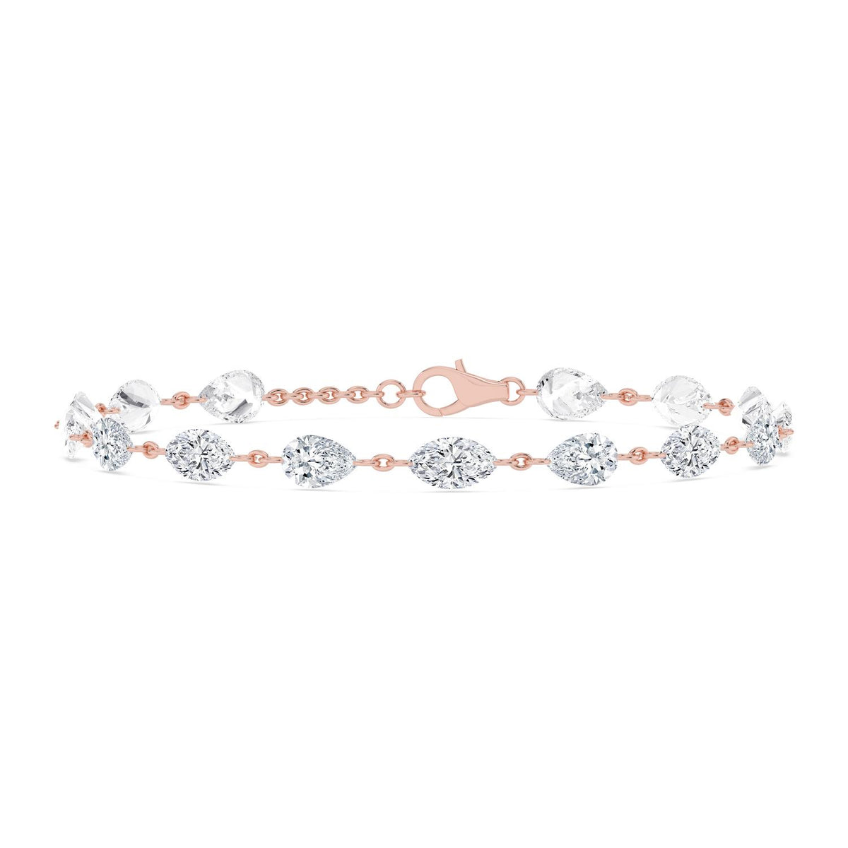 Lab Grown Diamond BRACELET 7.72 ctw BR20630PEMQ-8-7IN
