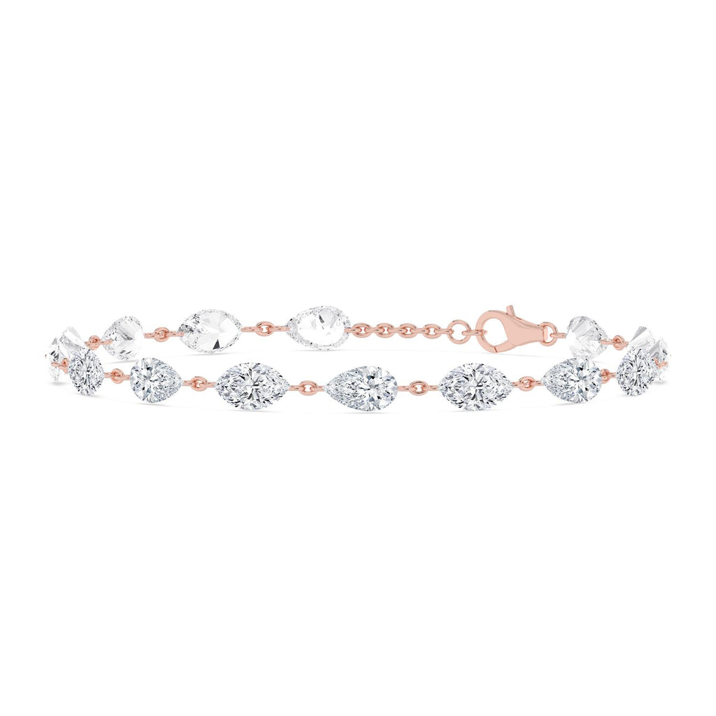 Lab Grown Diamond BRACELET 7.72 ctw BR20630PEMQ-8-7IN