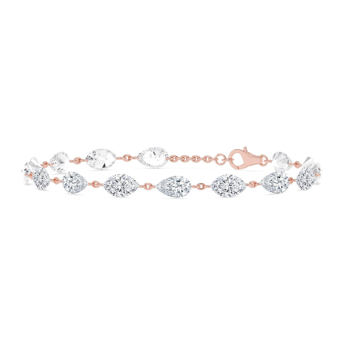 Lab Grown Diamond BRACELET 7.72 ctw BR20630PEMQ-8-7IN