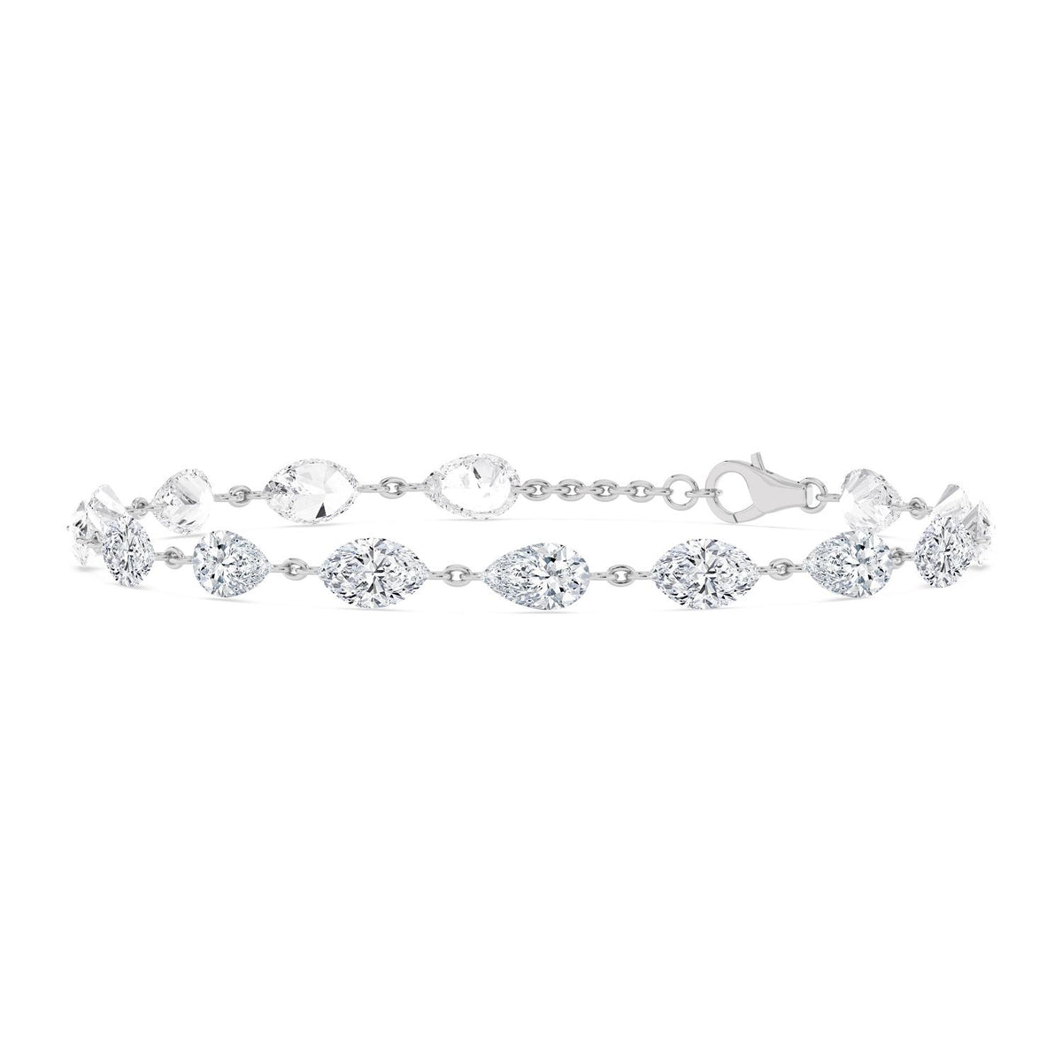 Lab Grown Diamond BRACELET 7.72 ctw BR20630PEMQ-8-7IN