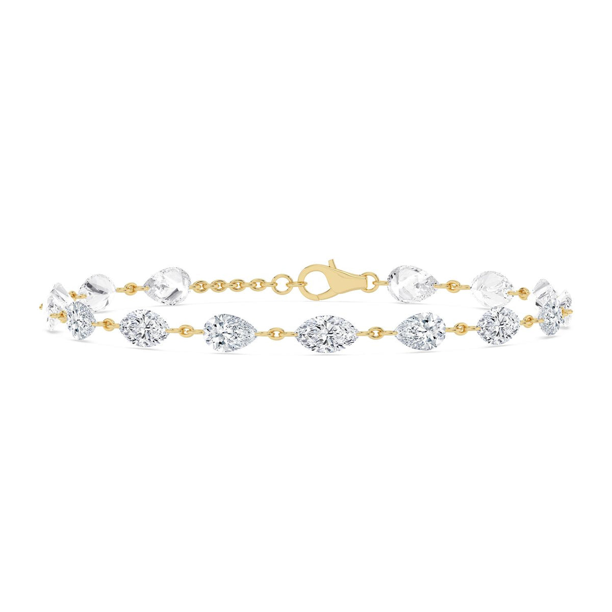 Lab Grown Diamond BRACELET 7.72 ctw BR20630PEMQ-8-7IN